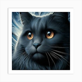 Cat Storm Art Print