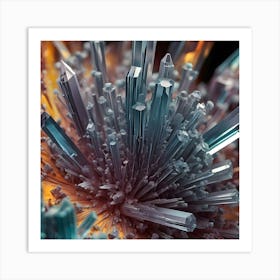 Microscopic View Of Crystal 4 Art Print