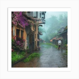 Street In Hoi An Art Print