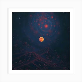 Moon In The Sky 2 Art Print