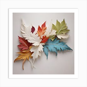 Maple Leaves 4 Art Print