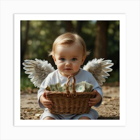 Angel Baby 5 Art Print