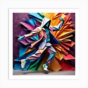 Origami Art 23 Art Print