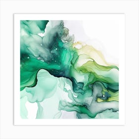 Abstract Watercolor Painting 3 Art Print