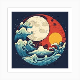 Great Wave 25 Art Print