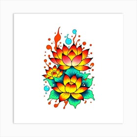 Lotus Flower 108 Art Print