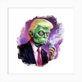 Zombie Trump Art Print