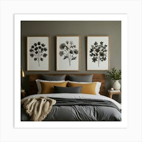 Three Framed Prints Art Print