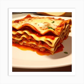 Lasagna 1 ( Fromhifitowifi ) Art Print