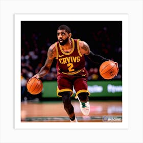 Kyrie Irving AI Art Print