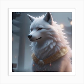 Majestic Wolf Art Print