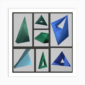 Geometric Shapes Art Print