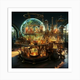 Chemistry Lab 5 Art Print