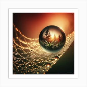 Spider Web 3 Art Print