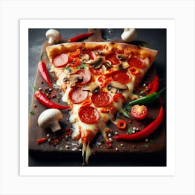 Pizza30 Art Print