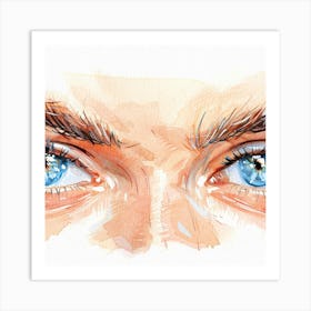 Eyes Of A Woman Art Print