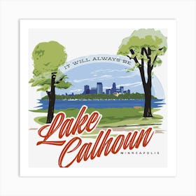 Lake Calhoun Art Print