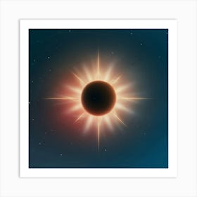 Solar Eclipse Art Print