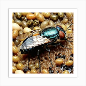 Flies Insects Pest Wings Buzzing Annoying Swarming Houseflies Mosquitoes Fruitflies Maggot (5) Art Print