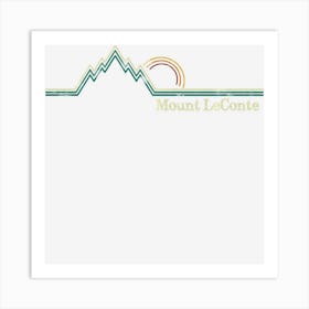 Mount Mt Leconte Smoky Mountains Tennessee Hiking Art Print