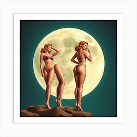 Full Moon Art Print