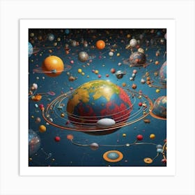 Solar System Art Print