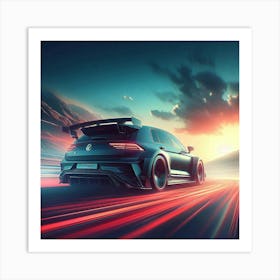 Volkswagen Golf R 4 Poster