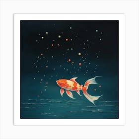 Koi Fish Art Print