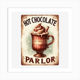 Hot Chocolate Parlor Art Print