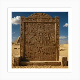 Default Hotep Is An Egyptian Word That Roughly Translates As T 0 4 Art Print