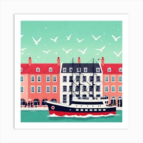 Swedish City 1 Art Print