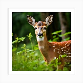 Deer Fawn Art Print