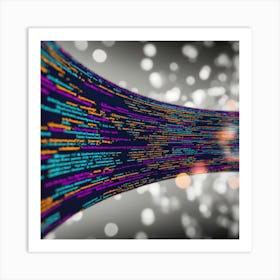 Abstract Computer Code Art Print