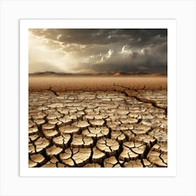 Dry Desert 2 Art Print