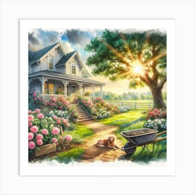 Gardener'S Home Art Print