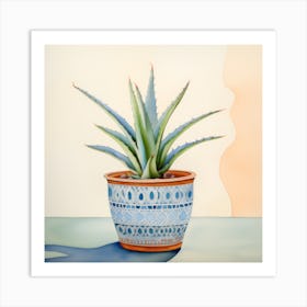 Aloe Plant Art Print