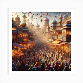 Palace In The Sky Art Print