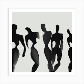 Silhouettes - Silhouette Stock Videos & Royalty-Free Footage 1 Art Print