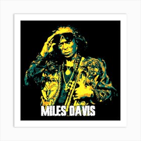 Miles Davis Pop Art Art Print