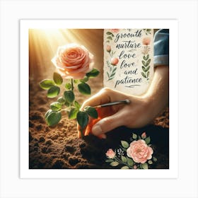 Growth Nature Love And Patience Art Print