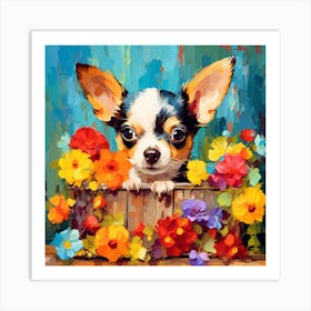 Chihuahua Painting Art Print