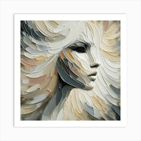 Woman'S Face 1 Art Print