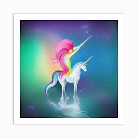 Unicorn Mermaid Art Print