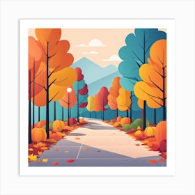 Autumn Landscape 5 Art Print