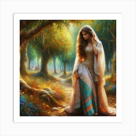 Fairy In The Forest9 Art Print