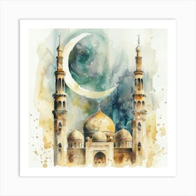 Islamic Mosque 11 Art Print