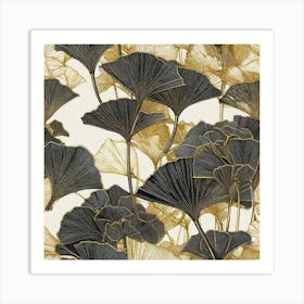 Ginkgo Leaves 31 Art Print