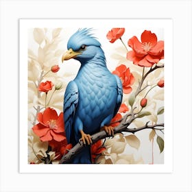 Blue Bird Art Print