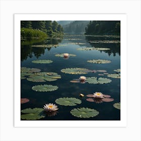 Water Lilies 11 Art Print