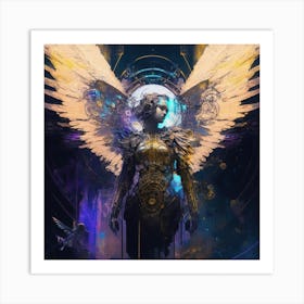 Angel Of The Machine 1 Art Print